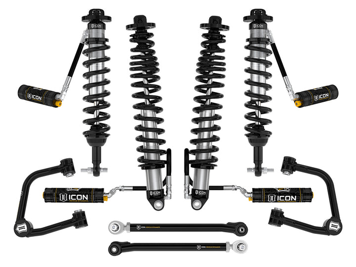 ICON Vehicle Dynamics 2021-2026 Ford Bronco, Non-Sasquatch, 3-4" Lift, Stage 6 Suspension System, CDCV, Tubular, Heavy Rate Rear Springs