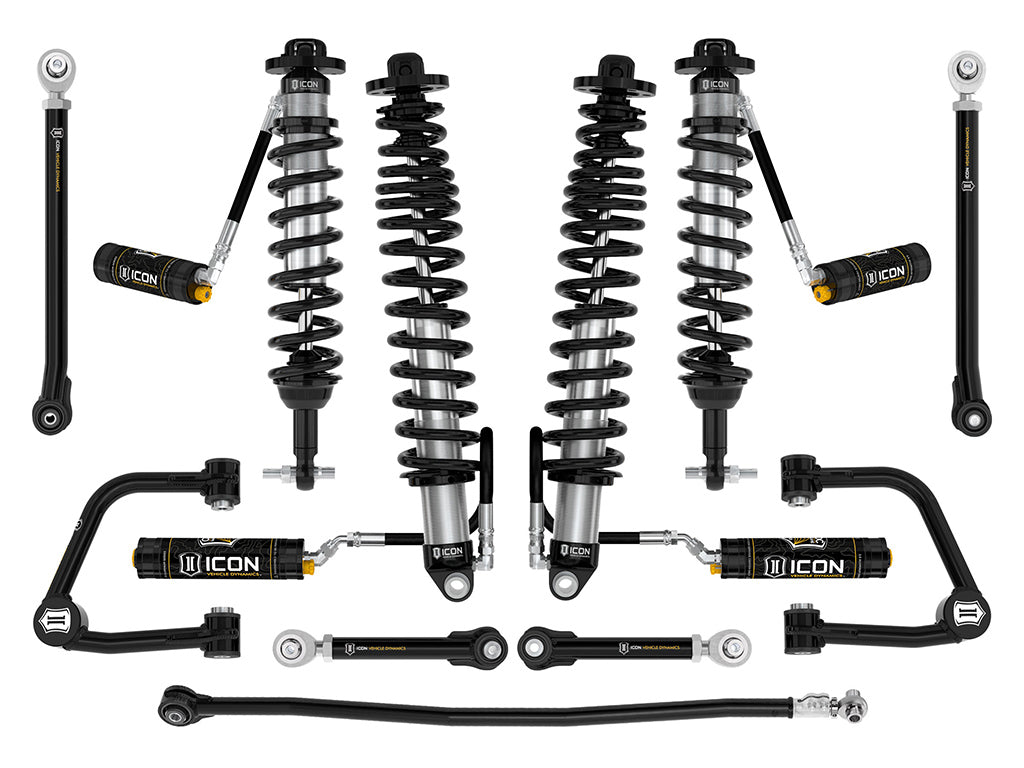 ICON Vehicle Dynamics 2021-2026 Ford Bronco, Non-Sasquatch, 3-4" Lift, Stage 7 Suspension System, CDCV, Tubular, Heavy Rate Rear Springs