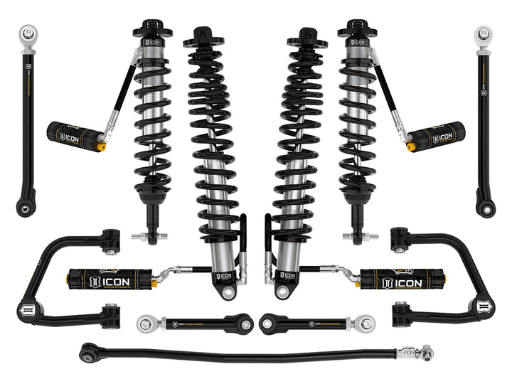 ICON Vehicle Dynamics 2021-2026 Ford Bronco, Non-Sasquatch, 3-4" Lift, Stage 7 Suspension System, CDCV, Tubular, Heavy Rate Rear Springs