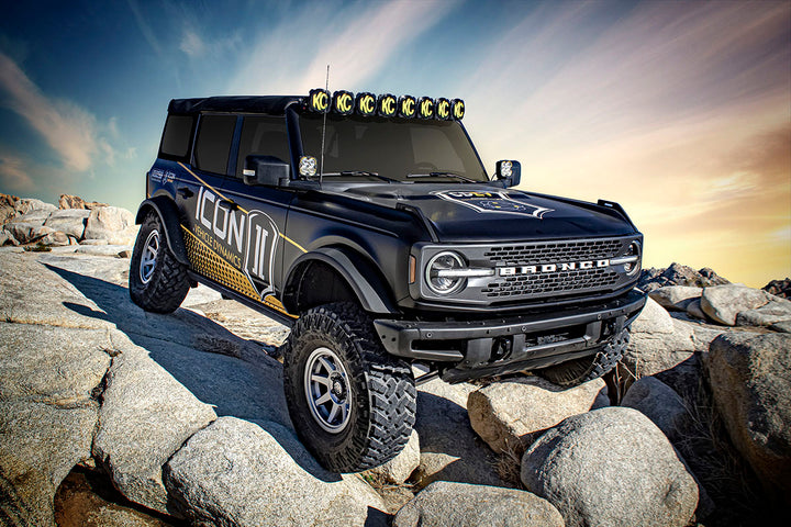 ICON Vehicle Dynamics 2021-2026 Ford Bronco, Sasquatch, 2-3" Lift, Stage 3 Suspension System, Tubular