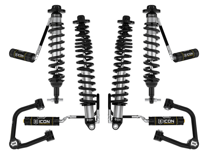 ICON Vehicle Dynamics 2021-2026 Ford Bronco, Sasquatch, 2-3" Lift, Stage 4 Suspension System, Tubular, Heavy Rate Rear Springs