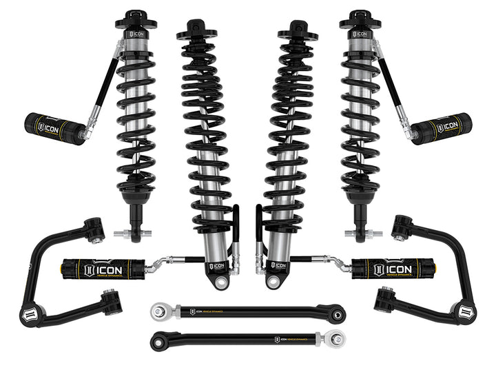 ICON Vehicle Dynamics 2021-2026 Ford Bronco, Sasquatch, 2-3" Lift, Stage 5 Suspension System, Tubular, Heavy Rate Rear Springs