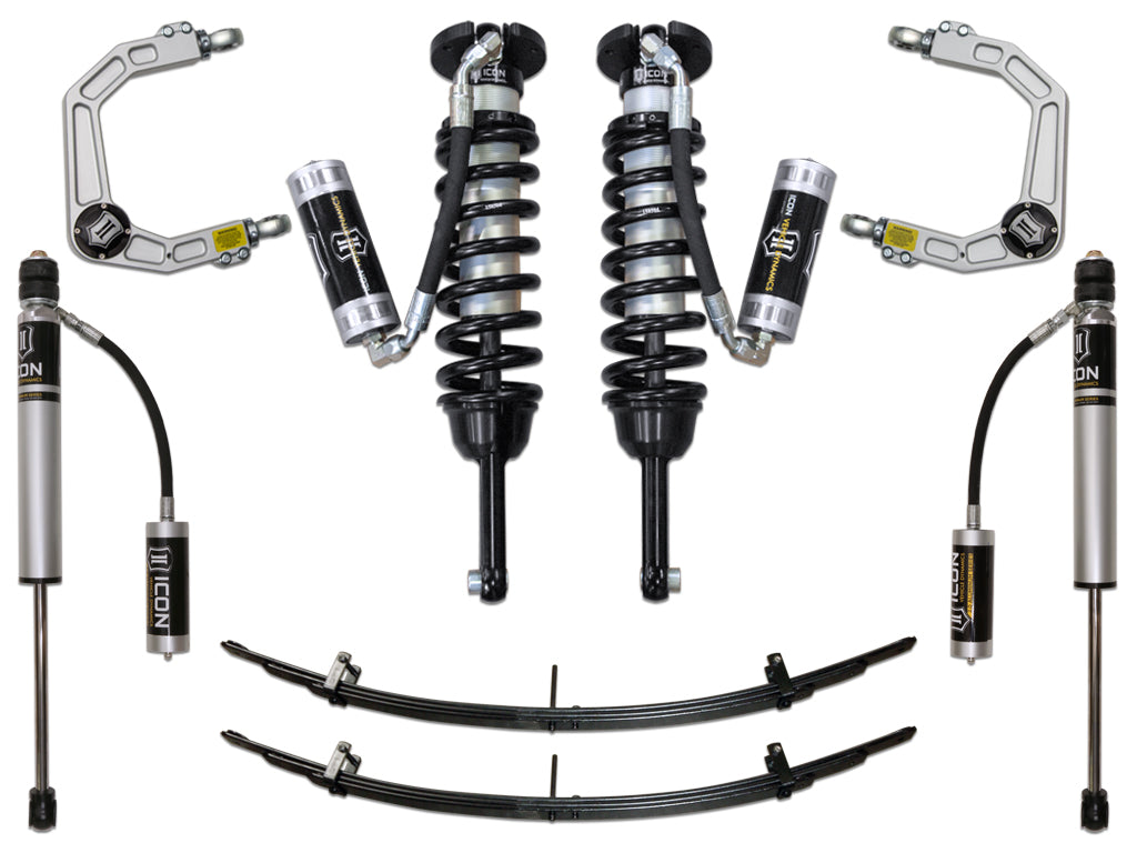 ICON Vehicle Dynamics 2005-2015 Toyota Tacoma 0-3.5" Lift, Stage 4 Suspension System, Billet