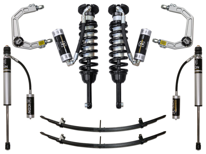 ICON Vehicle Dynamics 2005-2015 Toyota Tacoma 0-3.5" Lift, Stage 4 Suspension System, Billet