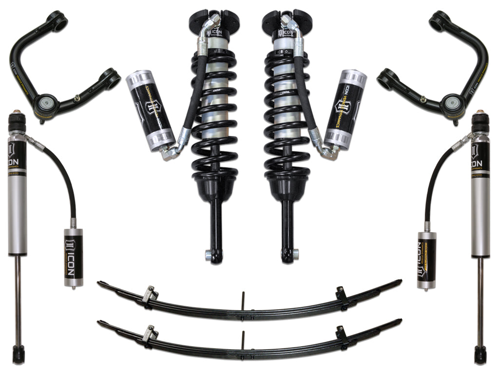 ICON Vehicle Dynamics 2005-2015 Toyota Tacoma 0-3.5" Lift, Stage 4 Suspension System, Tubular