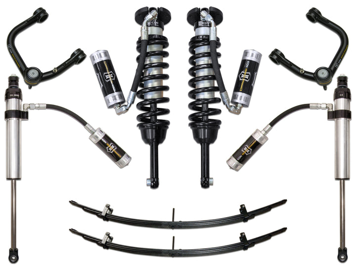 ICON Vehicle Dynamics 2005-2015 Toyota Tacoma 0-3.5" Lift, Stage 5 Suspension System, Tubular