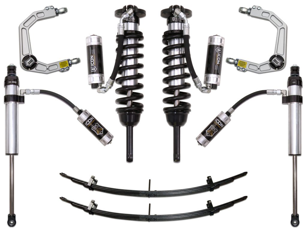 ICON Vehicle Dynamics 2005-2015 Toyota Tacoma 0-3.5" Lift, Stage 6 Suspension System, Billet, CDCV