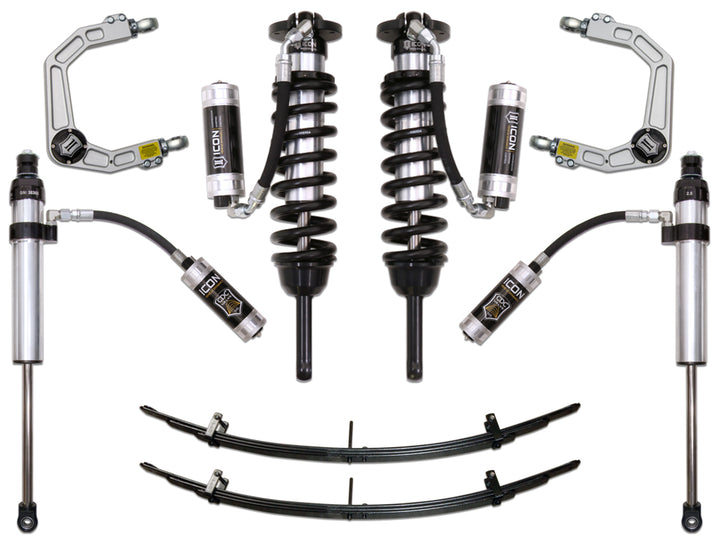 ICON Vehicle Dynamics 2005-2015 Toyota Tacoma 0-3.5" Lift, Stage 6 Suspension System, Billet, CDCV