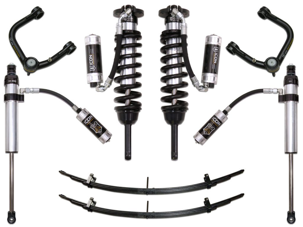 ICON Vehicle Dynamics 2005-2015 Toyota Tacoma 0-3.5" Lift, Stage 6 Suspension System, Tubular, CDCV