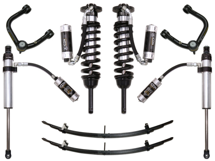 ICON Vehicle Dynamics 2005-2015 Toyota Tacoma 0-3.5" Lift, Stage 6 Suspension System, Tubular, CDCV