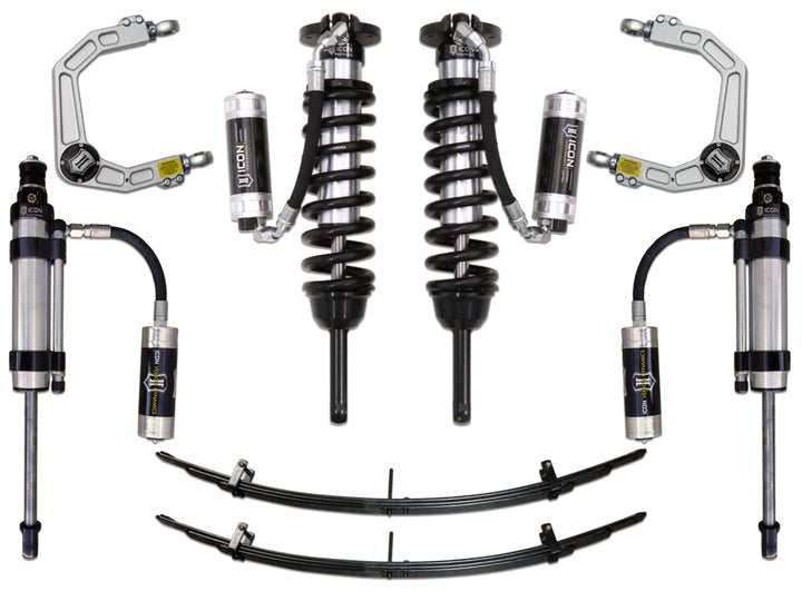 ICON Vehicle Dynamics 2005-2015 Toyota Tacoma 0-3.5" Lift, Stage 7 Suspension System, Billet, CDCV