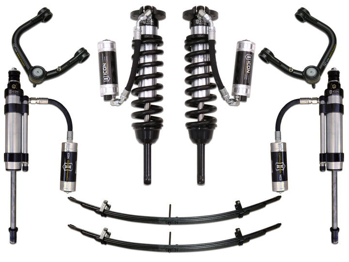 ICON Vehicle Dynamics 2005-2015 Toyota Tacoma 0-3.5" Lift, Stage 7 Suspension System, Tubular, CDCV