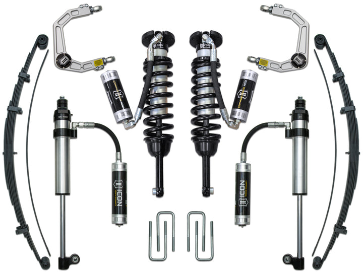 ICON Vehicle Dynamics 2005-2015 Toyota Tacoma 0-3.5" Lift, Stage 8 Suspension System, Billet