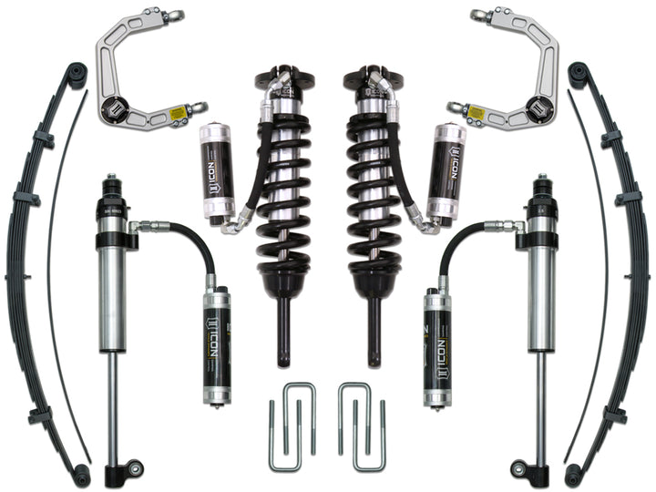 ICON Vehicle Dynamics 2005-2015 Toyota Tacoma 0-3.5" Lift, Stage 9 Suspension System, Billet, CDCV