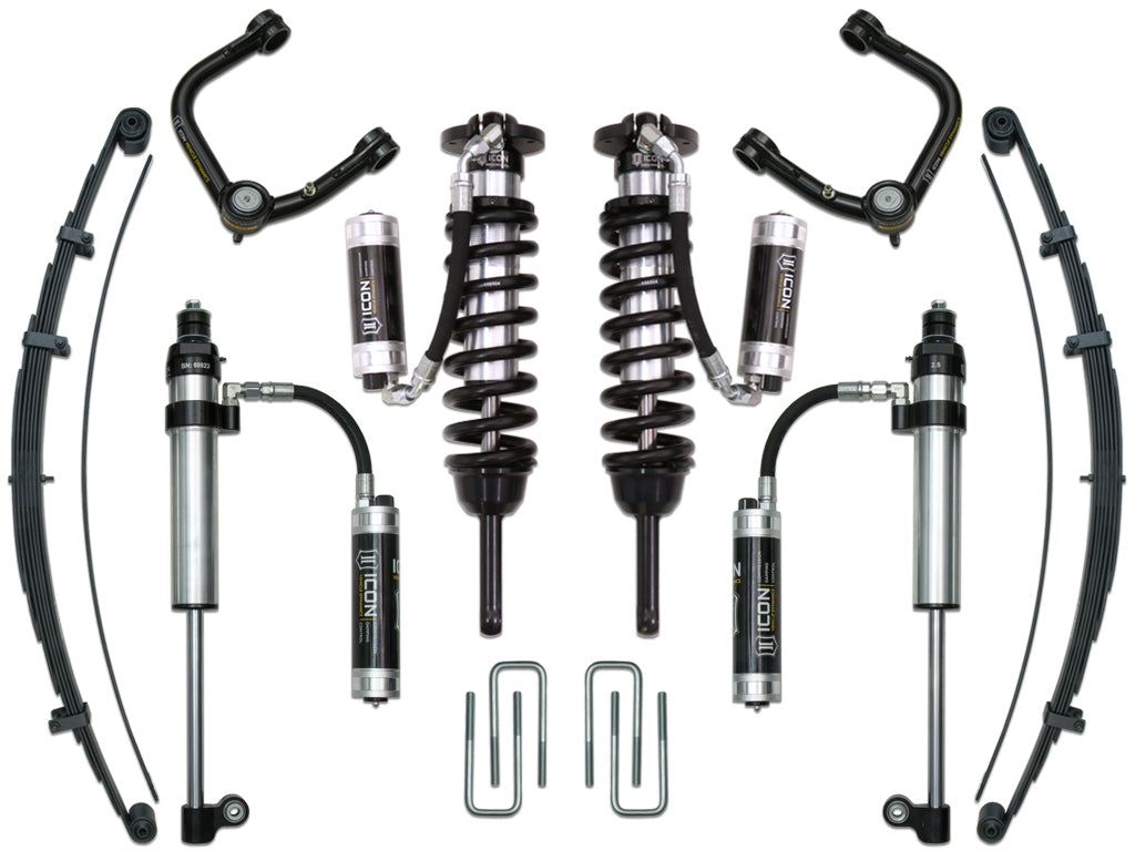 ICON Vehicle Dynamics 2005-2015 Toyota Tacoma 0-3.5" Lift, Stage 9 Suspension System, Tubular, CDCV