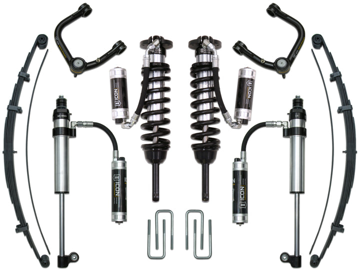 ICON Vehicle Dynamics 2005-2015 Toyota Tacoma 0-3.5" Lift, Stage 9 Suspension System, Tubular, CDCV