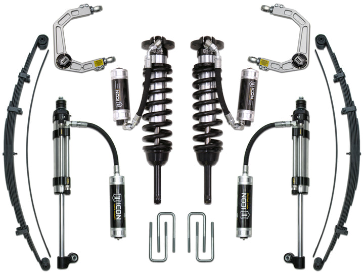 ICON Vehicle Dynamics 2005-2015 Toyota Tacoma 0-3.5" Lift, Stage 10 Suspension System, Billet, CDCV
