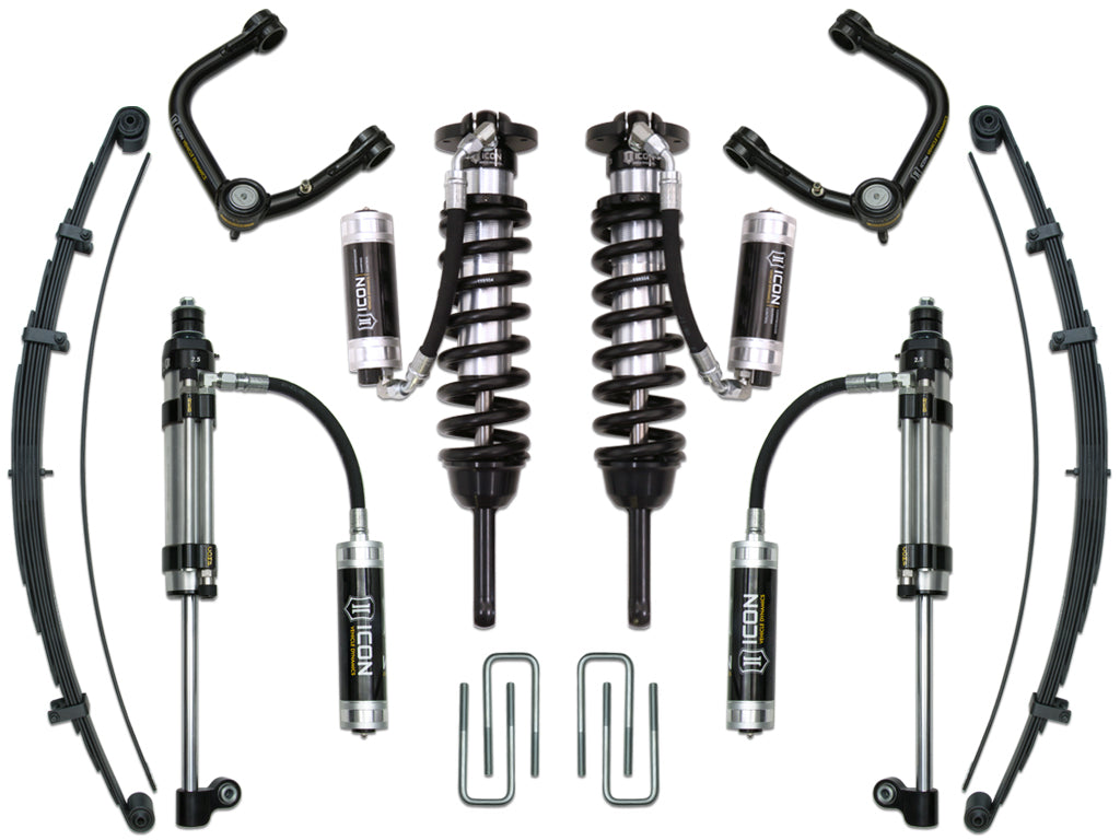 ICON Vehicle Dynamics 2005-2015 Toyota Tacoma 0-3.5" Lift, Stage 10 Suspension System, Tubular, CDCV