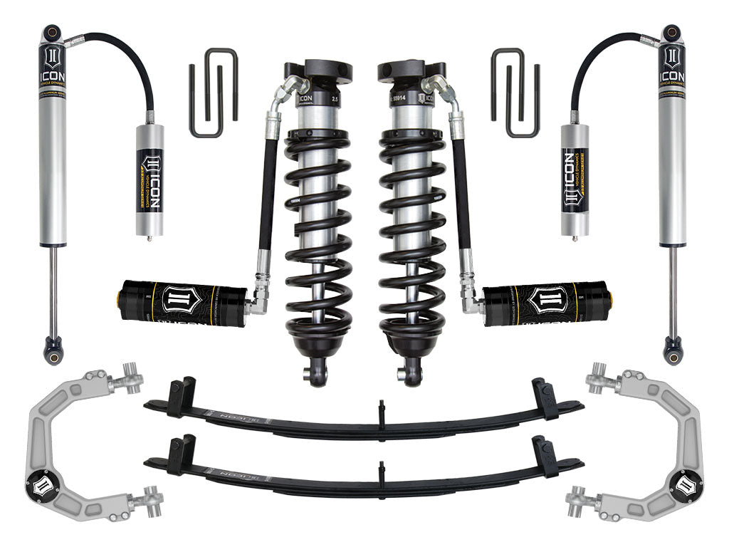 ICON Vehicle Dynamics 1995.5-2004 Toyota Tacoma, 0-3" Lift, Stage 4 Suspension System, Billet UCA