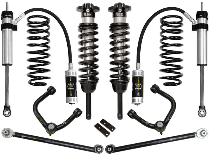 ICON Vehicle Dynamics 03-09 4Runner/FJ Cruiser 0-3.5" Lift Stage 4 Suspension System, Tubular UCA