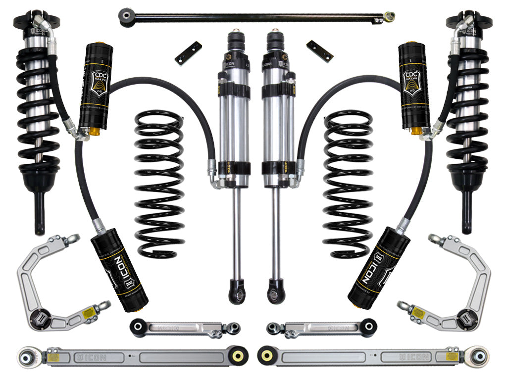 ICON Vehicle Dynamics 2010-2024 Toyota 4Runner, 0-3.5" Lift Stage 8 Suspension System, Billet UCA