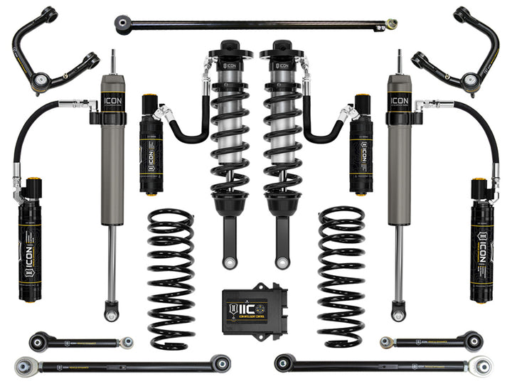 ICON Vehicle Dynamics 2010-2024 Toyota 4Runner, 0-3.5" Lift Stage 9 Suspension System, Tubular UCA