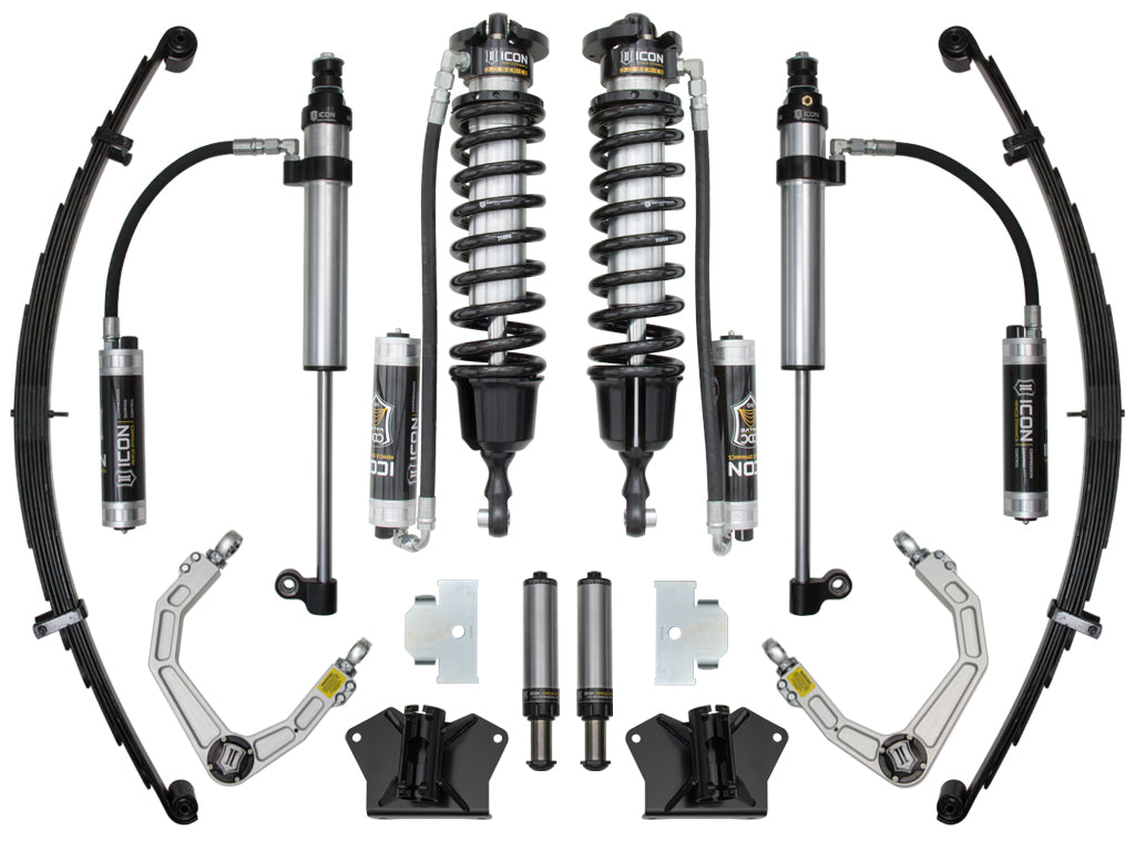 ICON Vehicle Dynamics 2007-2021 Toyota Tundra, 1.63-3" Lift, 3.0 Stage 2 Suspension System, Billet