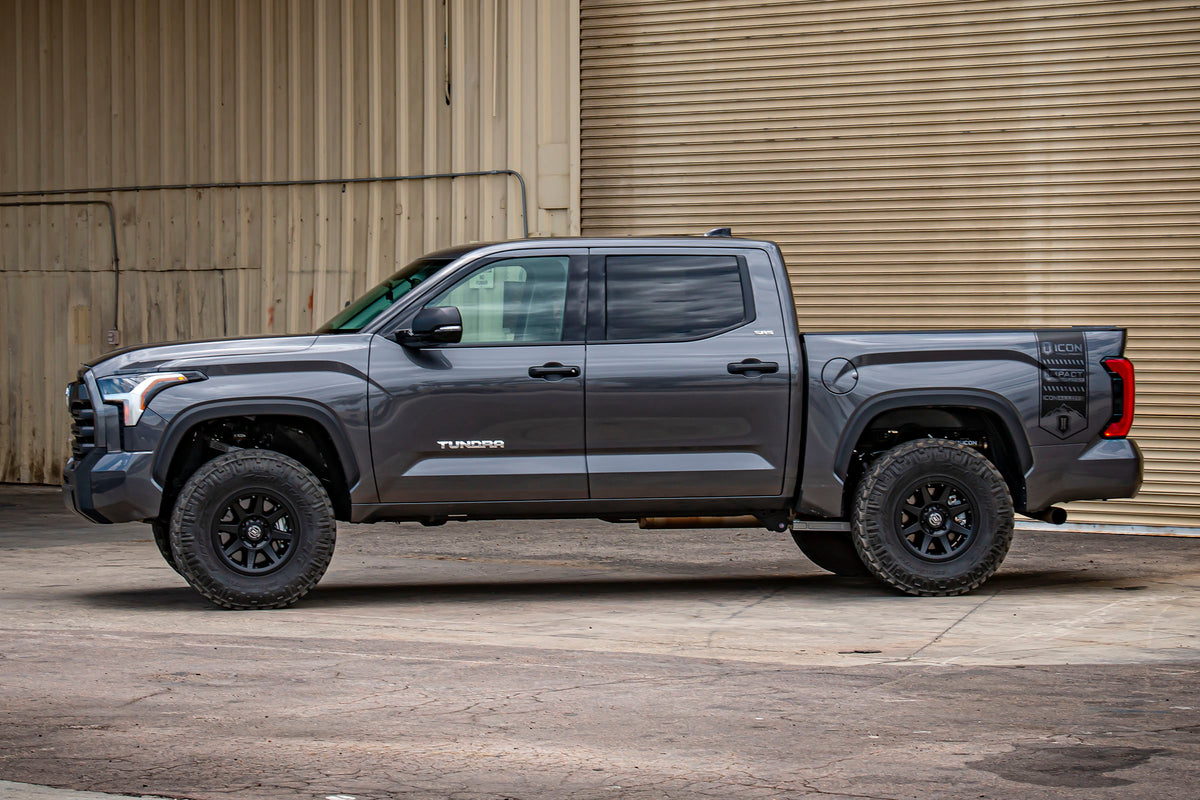 ICON Vehicle Dynamics 2022-2026 Toyota Tundra, 1.25-3.5" Lift, Stage 4, 2.5 Suspension System, Billet