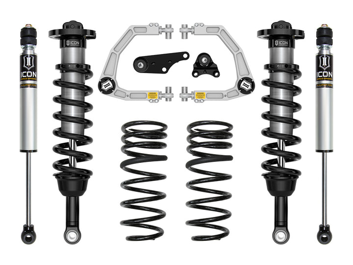 ICON Vehicle Dynamics 2024-2026 Toyota Tacoma 1.25-3" Lift, Stage 2 Suspension System, Billet, Triple Rate Rear Springs