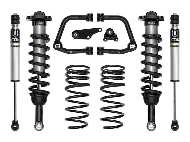 ICON Vehicle Dynamics 2024-2026 Toyota Tacoma 1.25-3" Lift, Stage 2 Suspension System, Tubular, Triple Rate Rear Springs