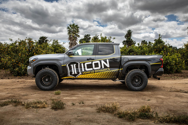 ICON Vehicle Dynamics 2024-2026 Toyota Tacoma 1.25-3" Lift, Stage 2 Suspension System, Tubular, Overland Rear Springs