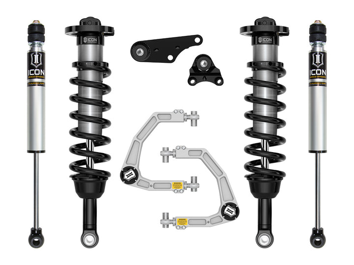ICON Vehicle Dynamics 2024-2026 Toyota Tacoma 1.25-3" Lift, Stage 2 Suspension System, Billet