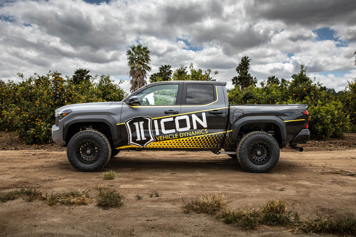 ICON Vehicle Dynamics 2024-2026 Toyota Tacoma 1.25-3" Lift, Stage 3 Suspension System, Billet, Triple Rate Rear Springs