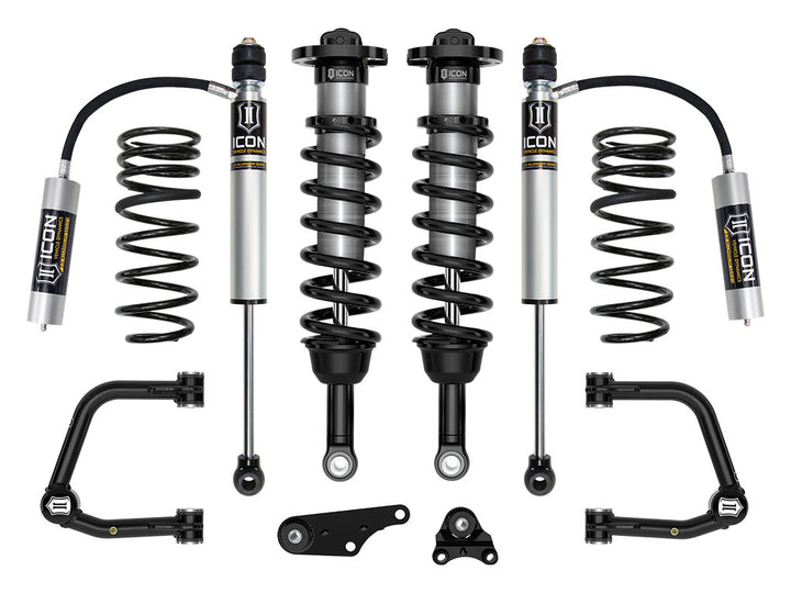 ICON Vehicle Dynamics 2024-2026 Toyota Tacoma 1.25-3" Lift, Stage 3 Suspension System, Tubular, Triple Rate Rear Springs
