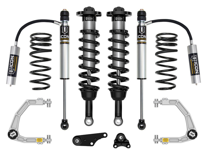 ICON Vehicle Dynamics 2024-2026 Toyota Tacoma 1.25-3" Lift, Stage 3 Suspension System, Billet, Overland Rear Springs