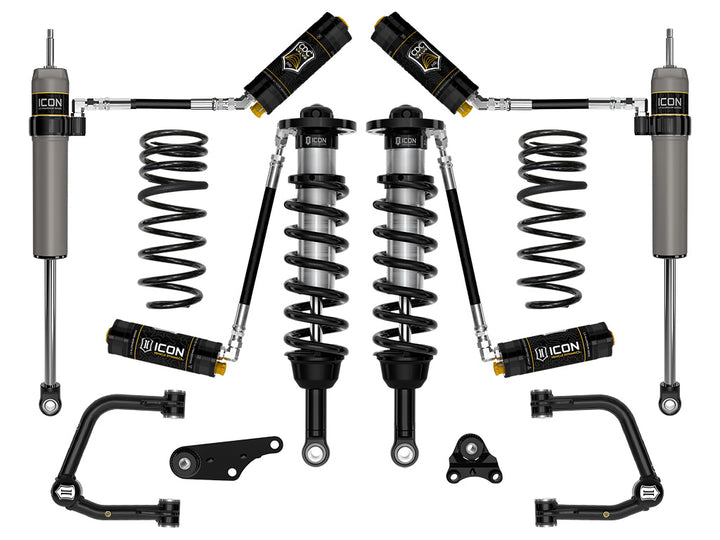 ICON Vehicle Dynamics 2024-2026 Toyota Tacoma 1.25-3" Lift, Stage 5 Suspension System, Tubular, Triple Rate Rear Springs