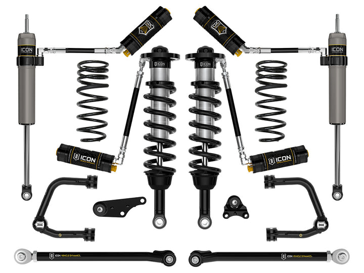 ICON Vehicle Dynamics 2024-2026 Toyota Tacoma 1.25-3" Lift, Stage 8 Suspension System, Tubular, Overland Rear Springs