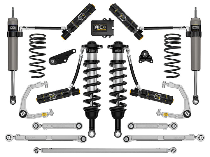 ICON Vehicle Dynamics 2025-2026 Toyota 4Runner 4WD, 1.25-3" Lift, Stage 14 Suspension System, Billet