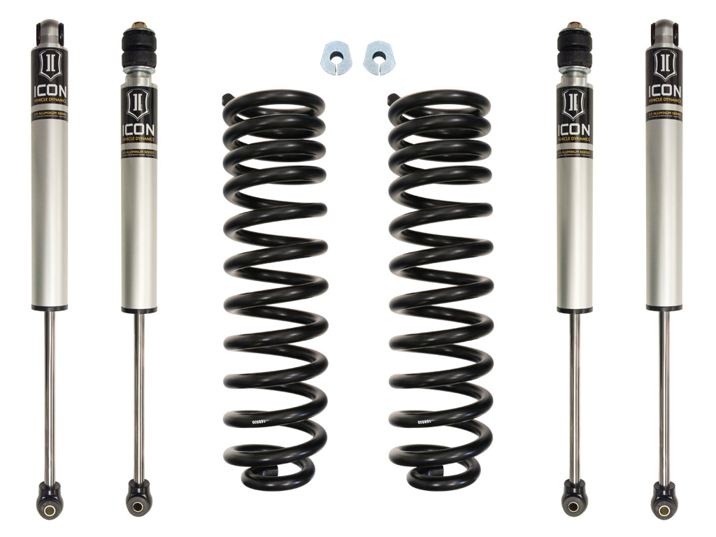 ICON Vehicle Dynamics 2005-2016 Ford F-250/F-350 Super Duty 4WD Diesel, 2.5" Lift, Stage 1 Suspension System