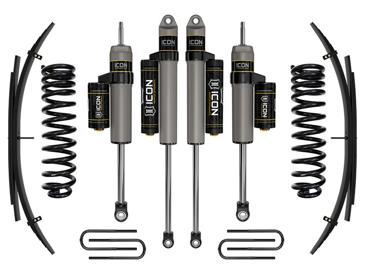 ICON Vehicle Dynamics 2017-2019 Ford F-250/F-350 4WD Diesel, 2.5" Lift, Stage 2 Suspension System w/ Expansion Packs