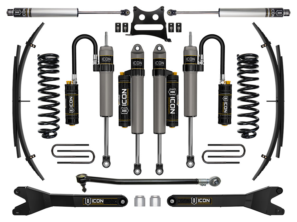 ICON Vehicle Dynamics 17-19 Ford F250/F350 4WD, 2.5" Lift, Stage 6 Suspension Sys w/ Leaf Spring