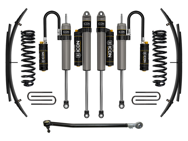 ICON Vehicle Dynamics 2020-2022 Ford F-250/F-350 Super Duty 4WD Diesel, 2.5" Lift, Stage 4 Suspension System w/ Expansion Packs