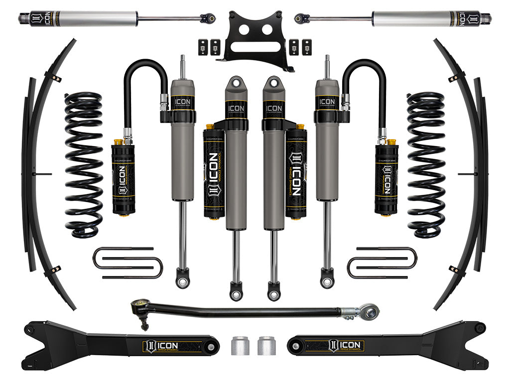 ICON Vehicle Dynamics 20-22 Ford F250/F350 4WD, 2.5" Lift, Stage 6 Suspension Sys w/ Leaf Spring