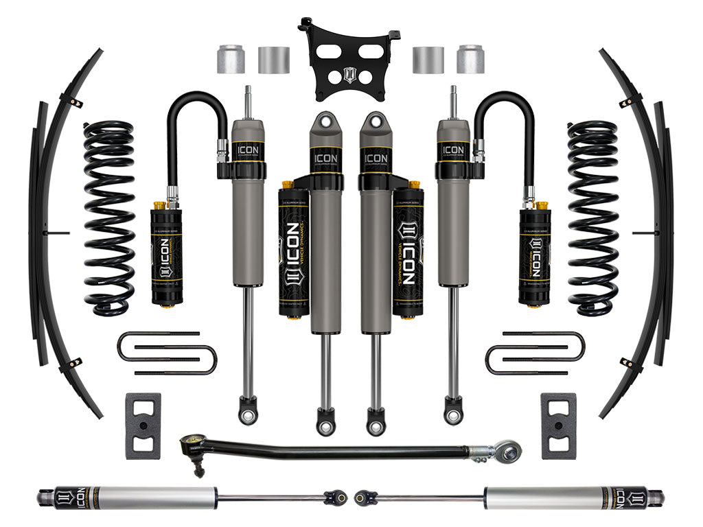ICON Vehicle Dynamics 2023 Ford F-250/F-350 Super Duty 4WD Diesel, 2.5" Lift, Stage 5 Suspension System w/ Expansion Packs