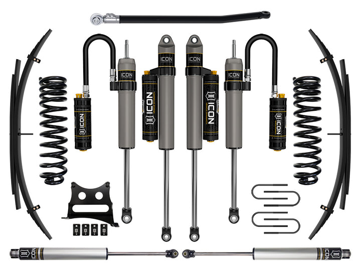 ICON Vehicle Dynamics 2008-2010 Ford F-250/F-350 Super Duty 4WD Diesel, 2.5" Lift, Stage 5 Suspension System w/ Expansion Packs
