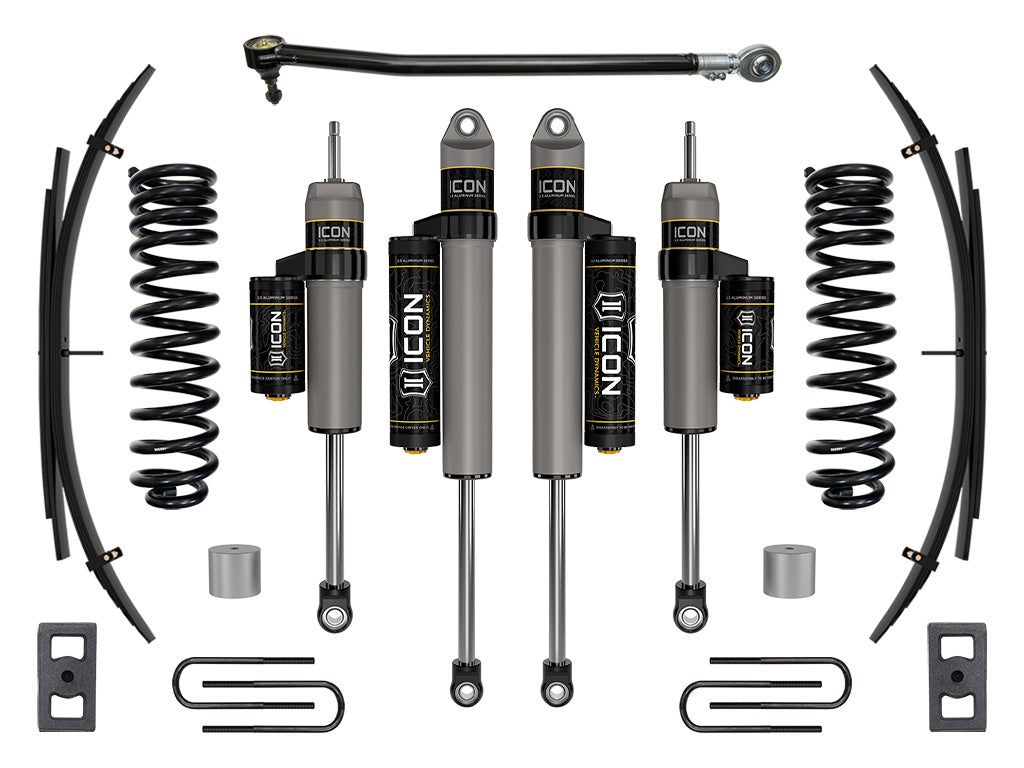 ICON Vehicle Dynamics 2023 Ford F-250/F-350 Super Duty 4WD Gas 2.5" Lift, Stage 3 Suspension System w/ Expansion Packs