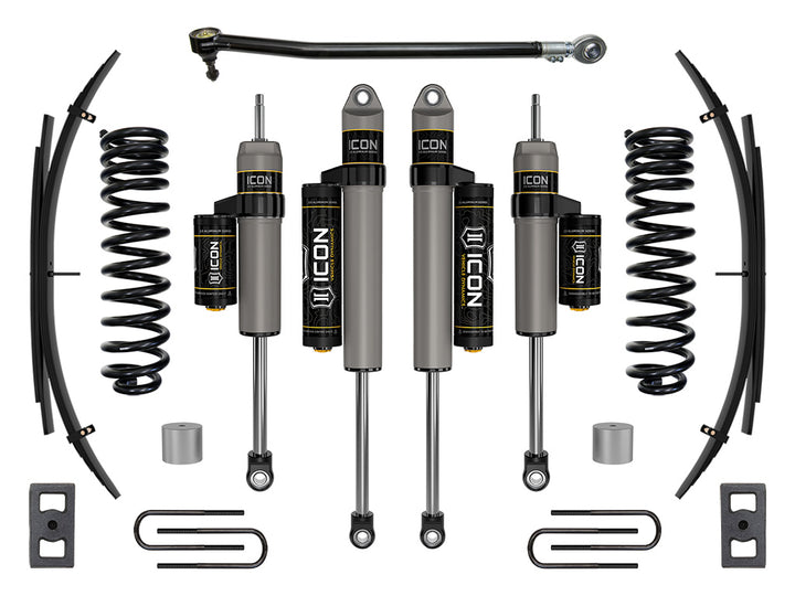 ICON Vehicle Dynamics 2023 Ford F-250/F-350 Super Duty 4WD Gas 2.5" Lift, Stage 3 Suspension System w/ Expansion Packs