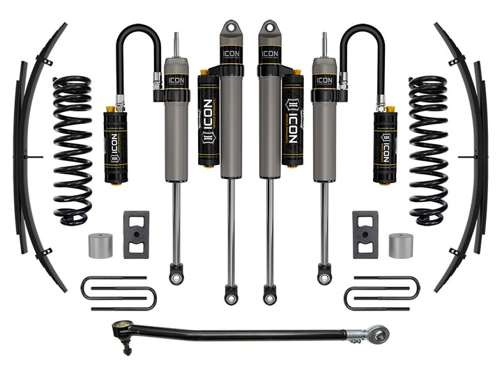 ICON Vehicle Dynamics 2023 Ford F-250/F-350 Super Duty 4WD Gas, 2.5" Lift, Stage 4 Suspension System w/ Expansion Packs