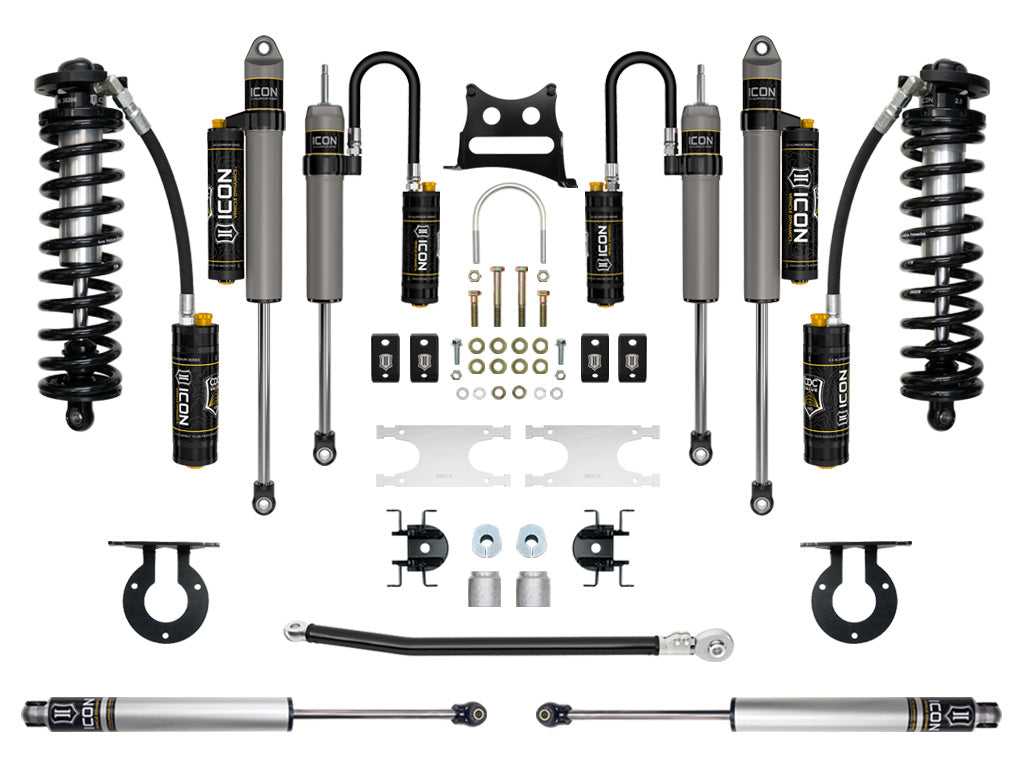 ICON Vehicle Dynamics 2005-2016 Ford F250/F350, 2.5-3" Lift, Stage 5 Coilover Conversion System