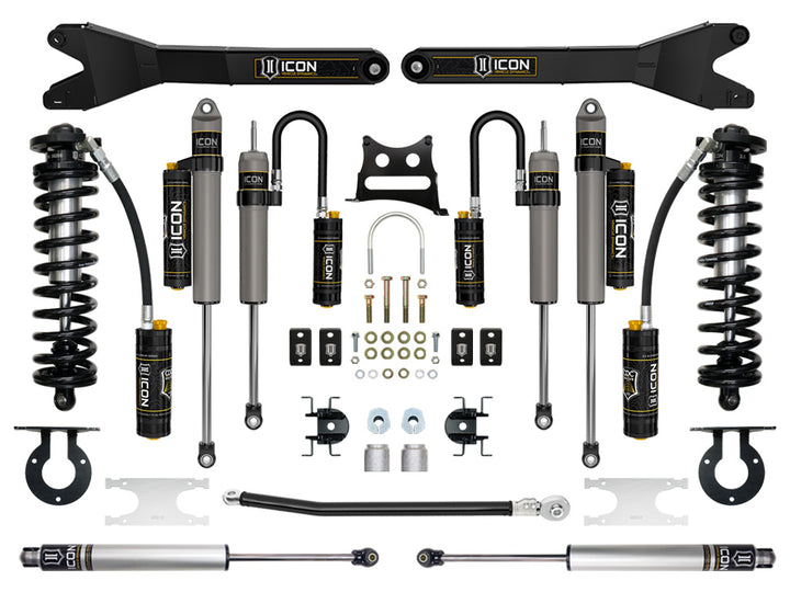 ICON Vehicle Dynamics 2005-2016 Ford F250/F350, 2.5-3" Lift, Stage 6 Coilover Conversion System